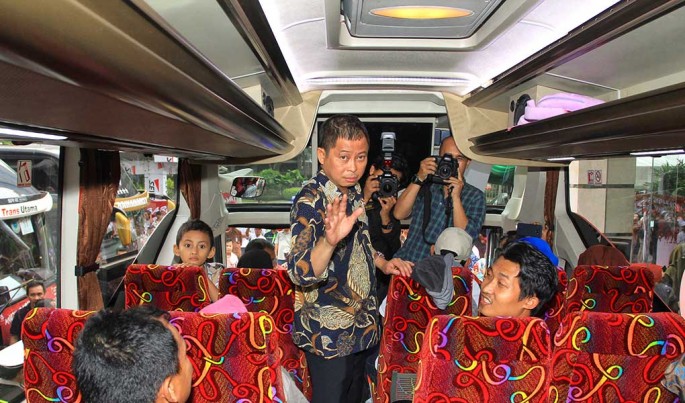 Menteri Energi dan Sumber Daya Mineral Melepas mudik Bersama Keluarga Besar ESDM 