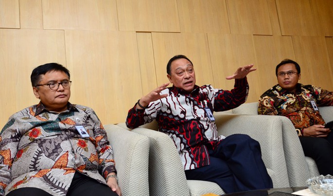 Dirut BTN Mryono bersama Jajaran Direksi BTN.Foto/Roni.M/ECONOMICZONE