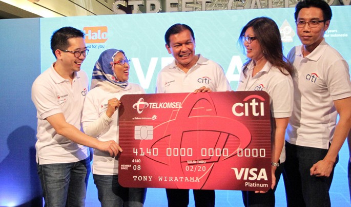 Peluncuran Live Large Credit Card Telkomsel Citi.Foto/Roni.M