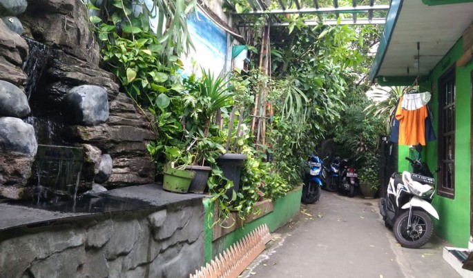 Suasana penghijauan di Pela Mampang yang dibina Astra.Foto/Roni.M/ECONOMICZONE