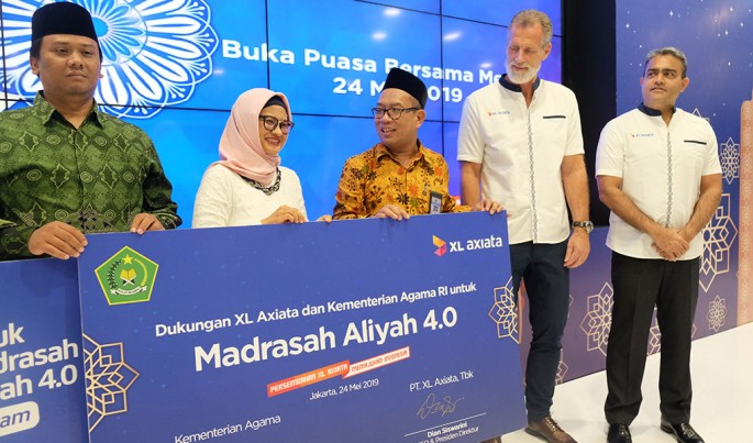 XL Axiata &ndash; Kementerian Agama Luncurkan Program Madrasah Aliyah 4.0.Foto/HendraWiradi/ECONOMICZONE