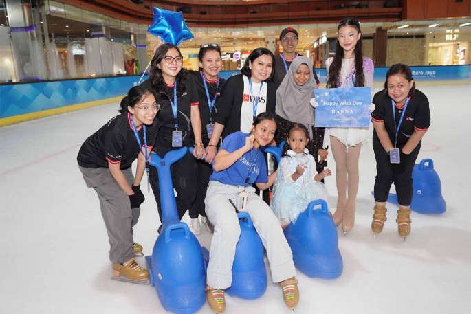 Bank DBS Indonesia dan Make-A-Wish Wujudkan Impian Hanna Bersama Elsa Frozen