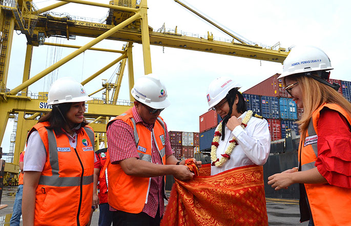 Pelindo 1 Sambut Kapal Perdana 2018