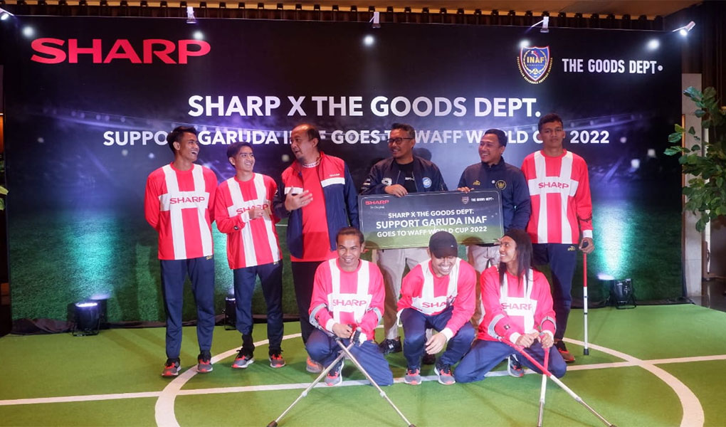 Sharp Indonesia Dukung Timnas Berlaga di Piala Dunia 2022