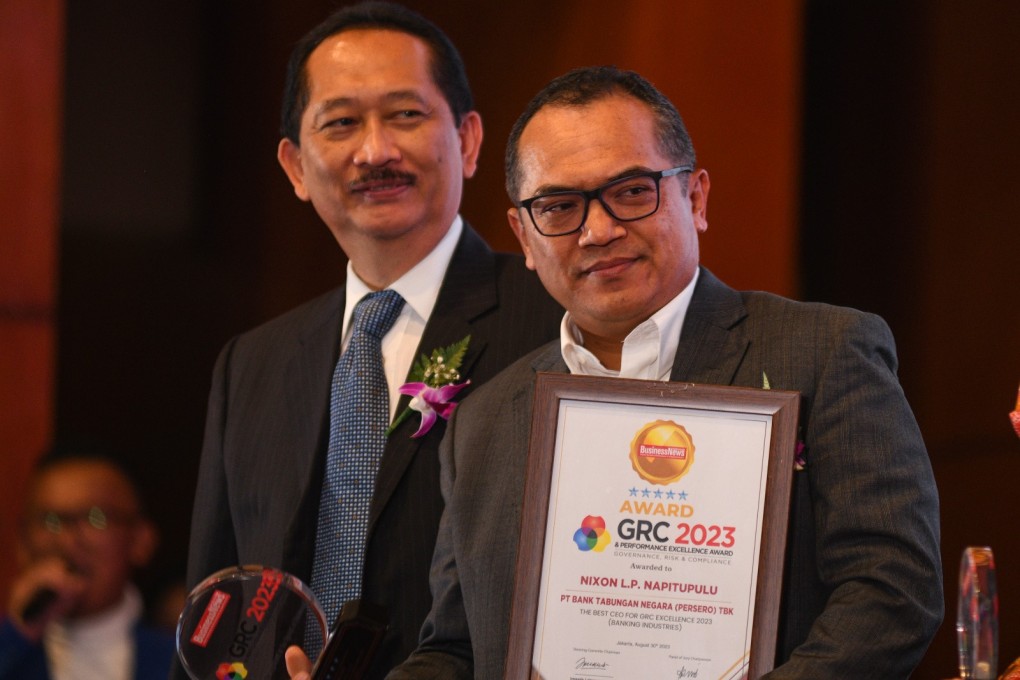 Bank BTN Borong Penghargaan The Greatest Champions of GRC Excellence Performance 2023