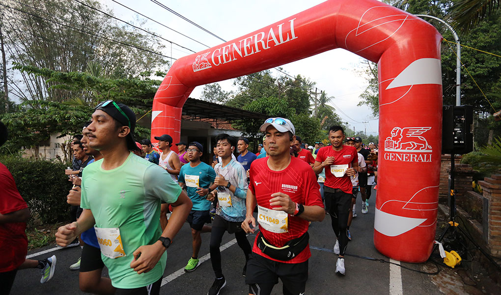 Generali Indonesia Lindungi 10 Ribu Pelari Lokal Dan Mancanegara di Borobudur Marathon 2023