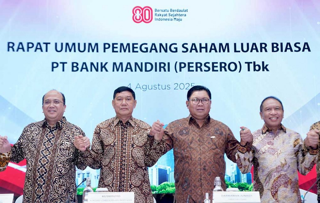 Akselerasi Transformasi, RUPSLB 2025 Tetapkan Susunan Baru Direksi dan Komisaris Bank Mandiri