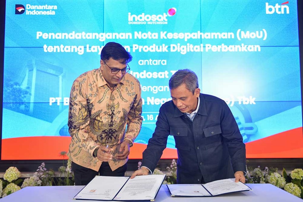 BTN dan Indosat Jajaki Integrasi Ekosistem Digital
