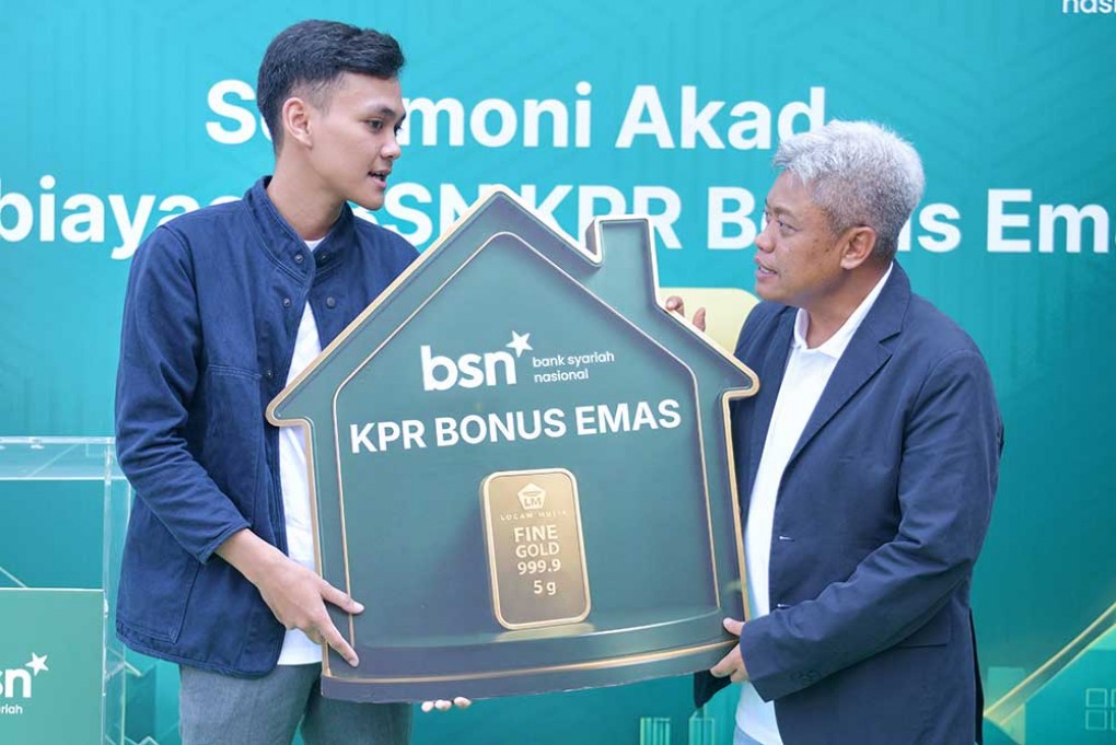 KPR Bonus Emas Bank BSN Tawarkan Nilai Tambah bagi Nasabah