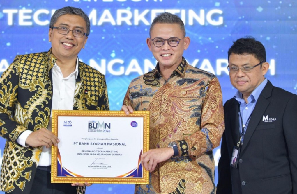 Strategi Digital Unggul, Bank BSN Raih Tech Marketing 2026 