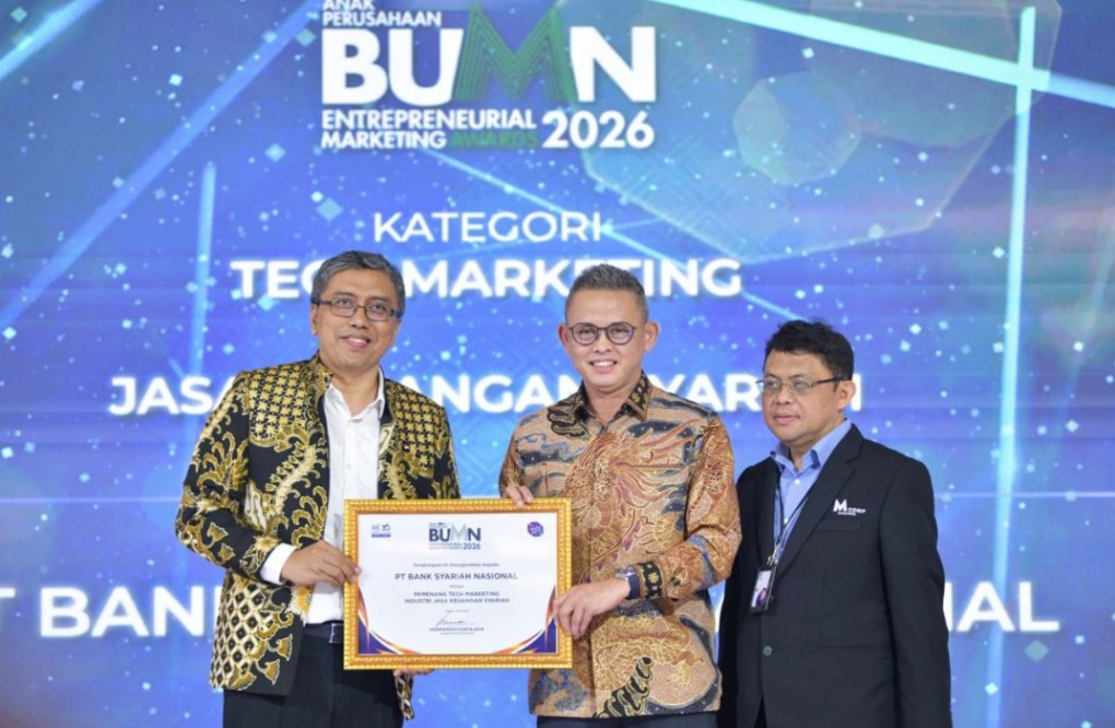 Strategi Digital Unggul, Bank BSN Raih Tech Marketing 2026 