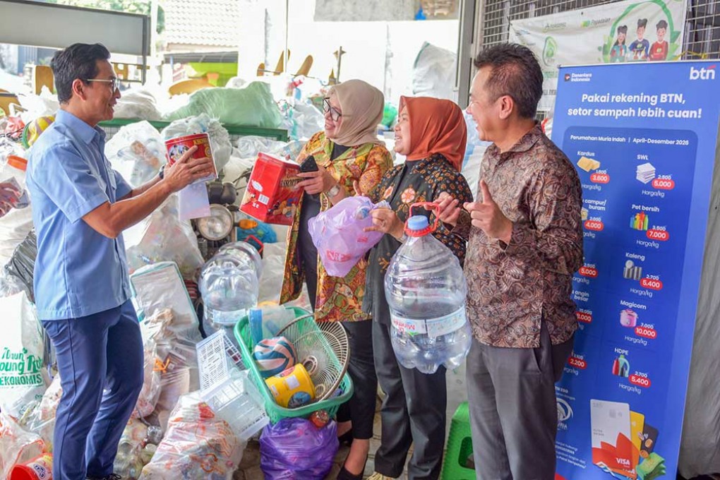 BTN Gandeng Bank Sampah Kurangi Emisi Rumah