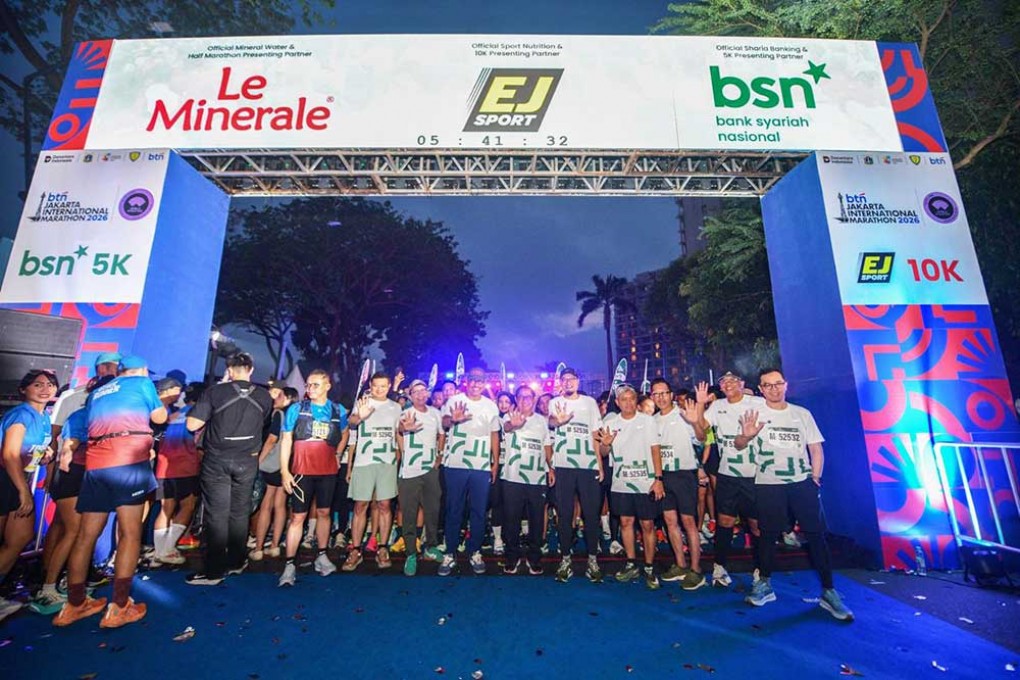 Ribuan Pelari Meriahkan BSN 5K di BTN Jakarta International Marathon 2026