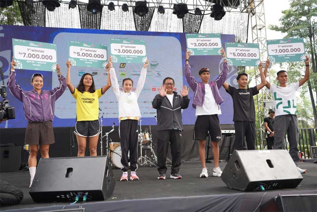 Ribuan Pelari Meriahkan BSN 5K di BTN Jakarta International Marathon 2026