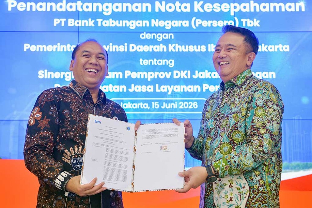 Perluas Layanan ASN dan UMKM, BTN Teken MoU dengan Pemprov DKI & Kementerian UMKM
