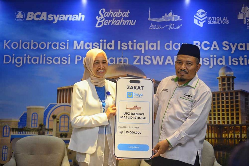 BCA Syariah Sinergi Dengan Masjid Istqlal, Program #BSyaInfaaq