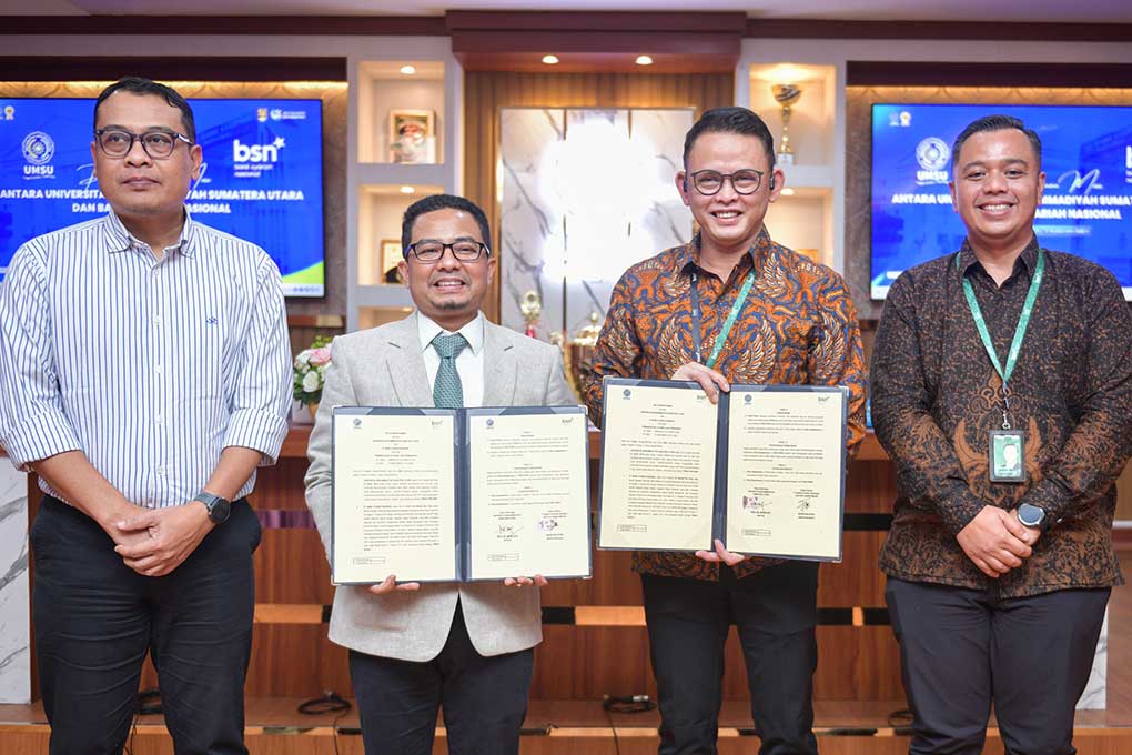 Sinergi Bank BSN dan UMSU Bangun Ekosistem Perbankan Syariah Terintegrasi di Kampus