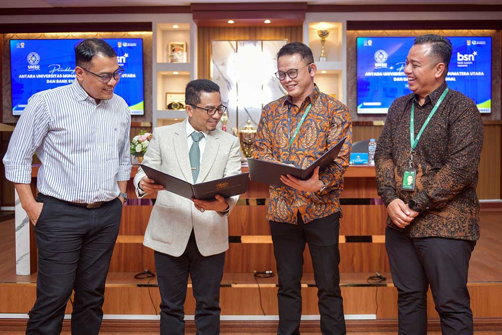 Sinergi Bank BSN dan UMSU Bangun Ekosistem Perbankan Syariah Terintegrasi di Kampus
