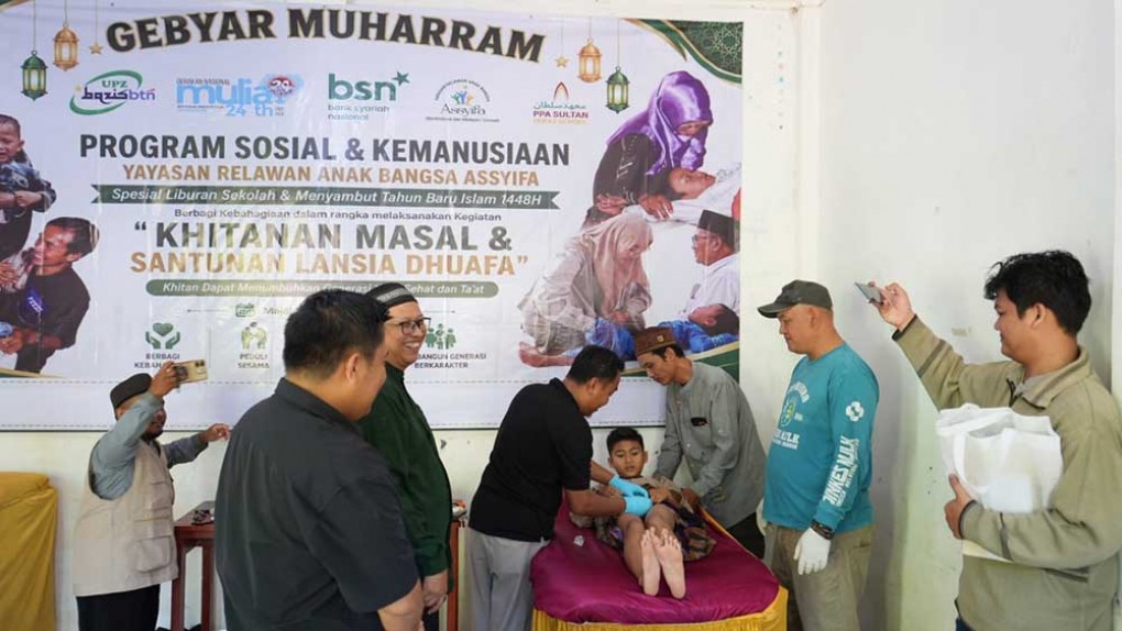 Dukung Gernas PPATK, Bank BSN Gelar Khitanan Massal