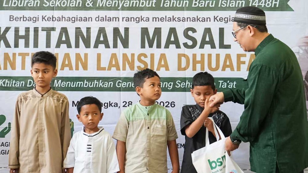 Dukung Gernas PPATK, Bank BSN Gelar Khitanan Massal