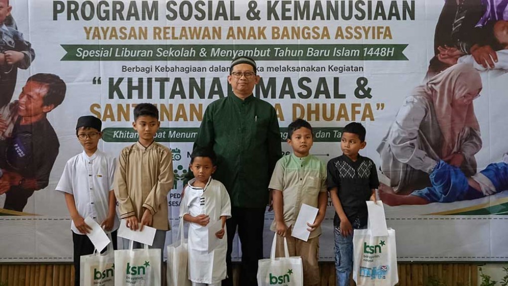 Dukung Gernas PPATK, Bank BSN Gelar Khitanan Massal