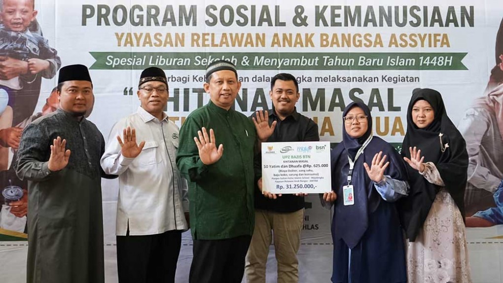 Dukung Gernas PPATK, Bank BSN Gelar Khitanan Massal