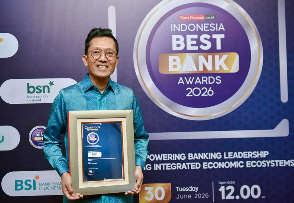 Konsistensi Kawal Pembiayaan Perumahan Syariah, BSN Raih Penghargaan Best Bank 2026