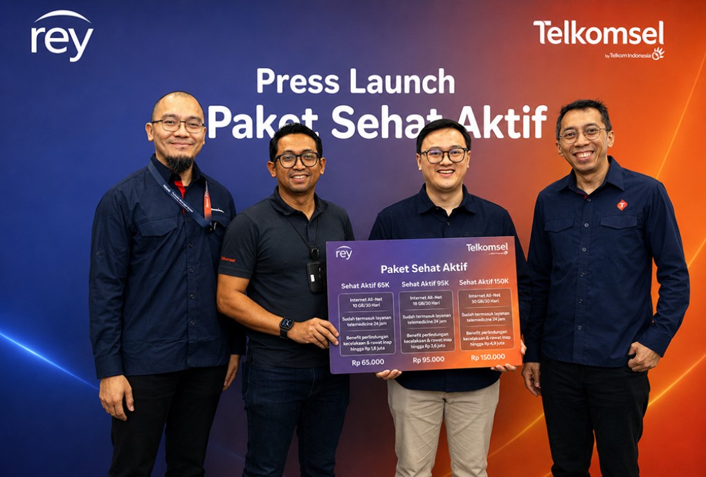 Kolaborasi Telkomsel Bersama Rey Luncurkan Paket Telkomsel Sehat Aktif
