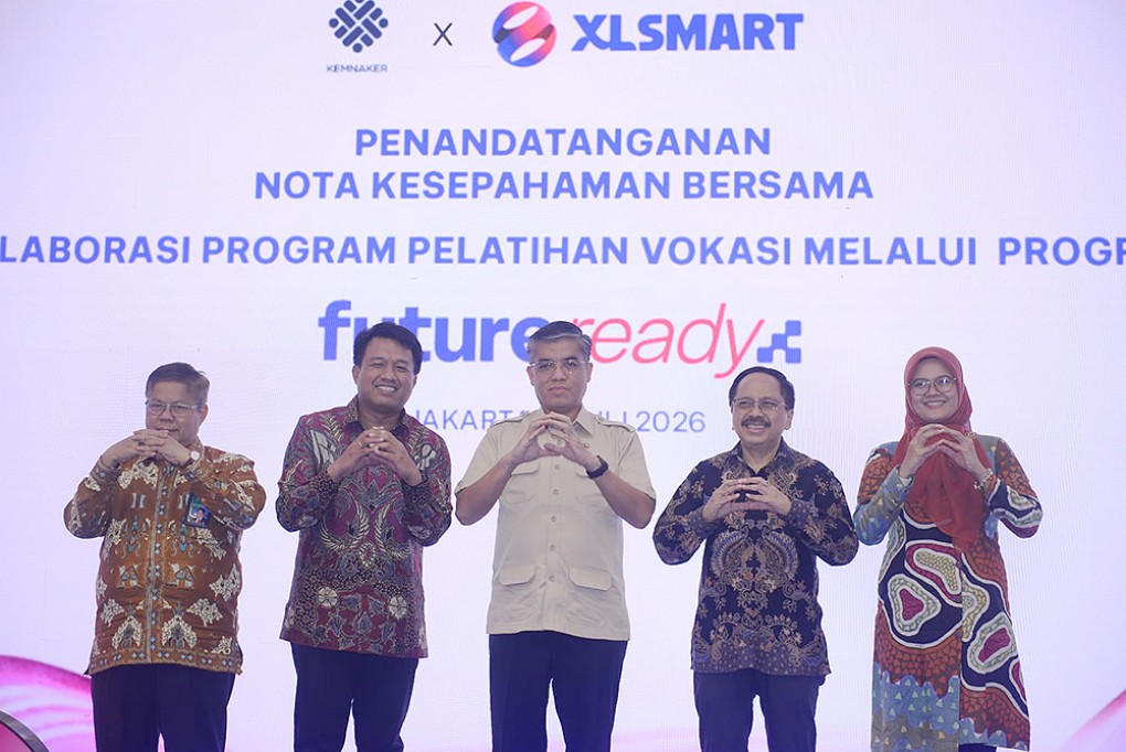 XLSMART Gandeng Kementerian Ketenagakerjaan Memberikan Akses Kerja Bagi Talenta Digital Indonesia