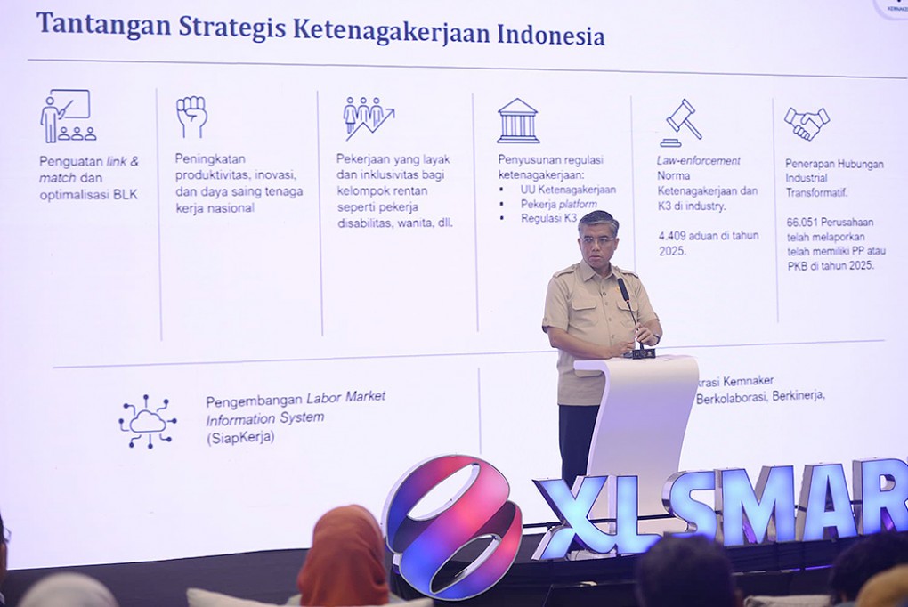 XLSMART Gandeng Kementerian Ketenagakerjaan Memberikan Akses Kerja Bagi Talenta Digital Indonesia