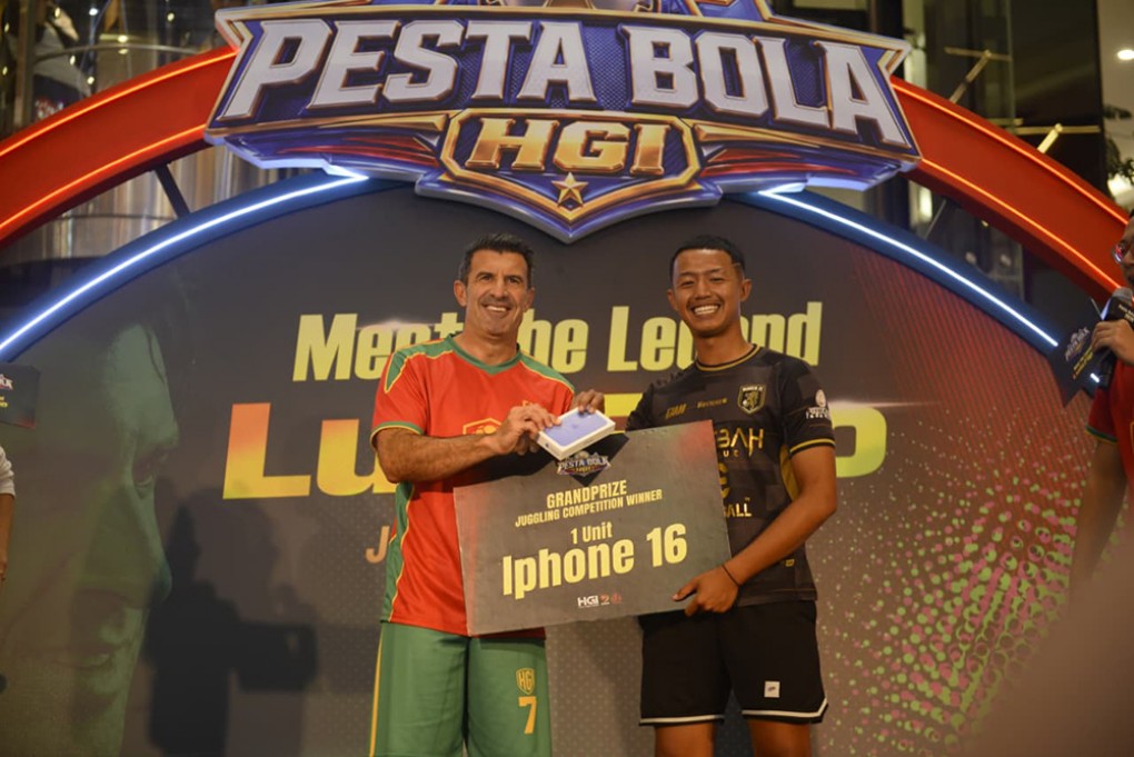 Legenda Sepak Bola Luís Figo Antusias Maksimal di Pesta Bola HGI 2026 dengan Dukungan KORMINAS