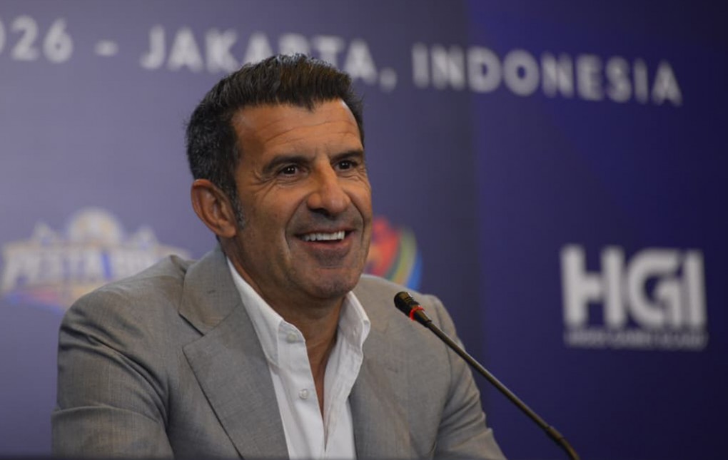 Legenda Sepak Bola Luís Figo Antusias Maksimal di Pesta Bola HGI 2026 dengan Dukungan KORMINAS