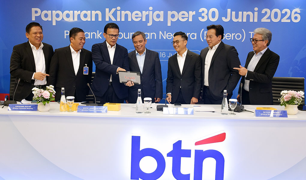 BTN Cetak Laba Bersih Semester I/2026 Melesat 40,8% Yoy dan NPL Turun Jadi 2,99% Yoy