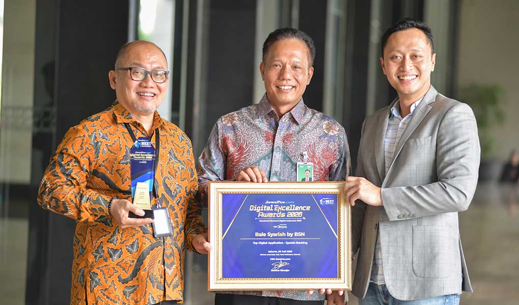 Serius Garap Layanan Digital, Bale Syariah Bank BSN Raih Top Digital Application Syariah Banking 2026