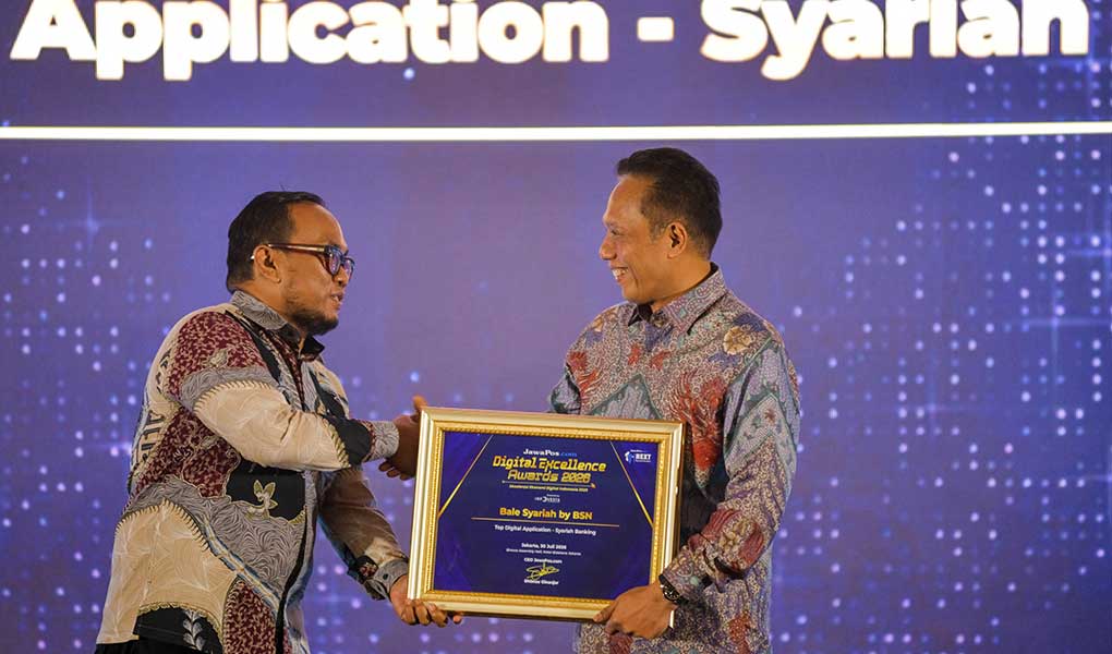 Serius Garap Layanan Digital, Bale Syariah Bank BSN Raih Top Digital Application Syariah Banking 2026