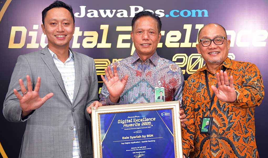 Serius Garap Layanan Digital, Bale Syariah Bank BSN Raih Top Digital Application Syariah Banking 2026