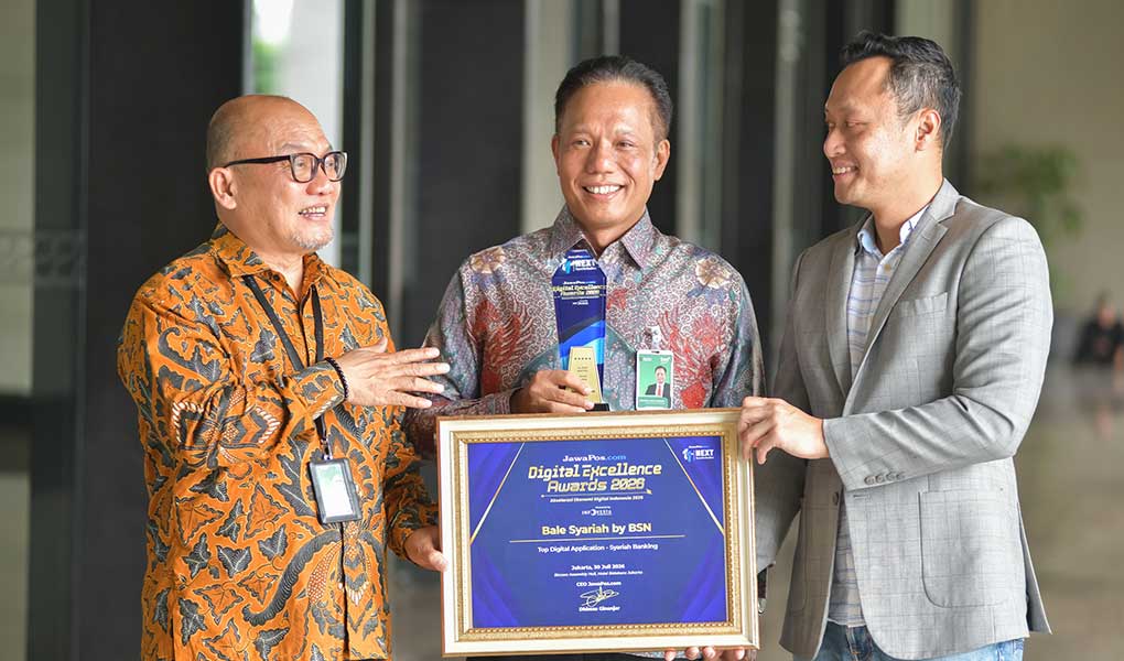 Serius Garap Layanan Digital, Bale Syariah Bank BSN Raih Top Digital Application Syariah Banking 2026