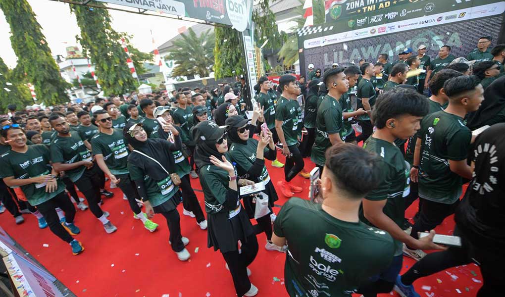Sukses Hijaukan Lhokseumawe, BSN Tebar Kebaikan Lewat Lilawangsa Run 2026