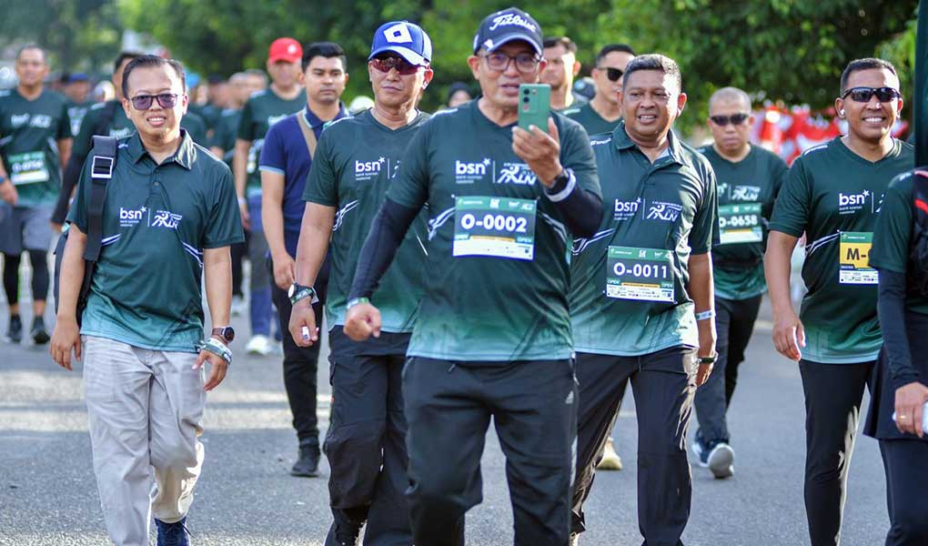 Sukses Hijaukan Lhokseumawe, BSN Tebar Kebaikan Lewat Lilawangsa Run 2026