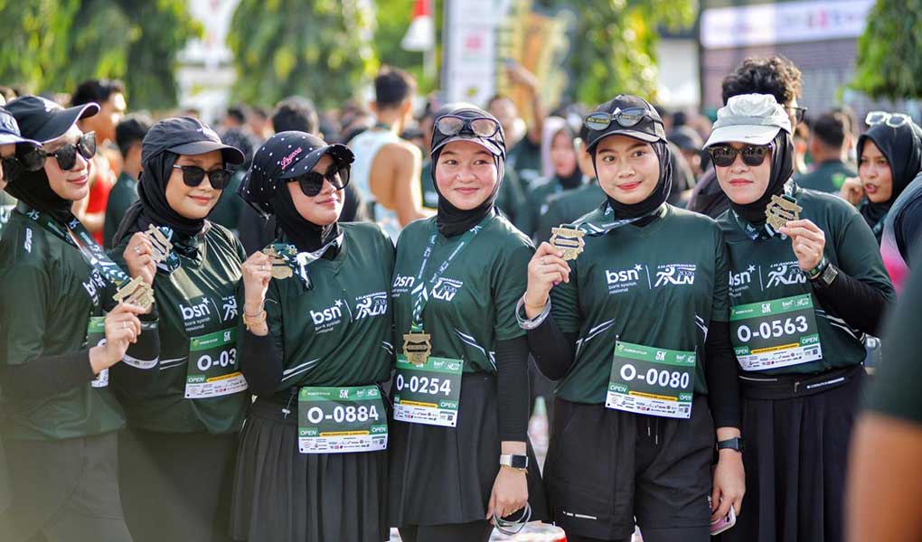 Sukses Hijaukan Lhokseumawe, BSN Tebar Kebaikan Lewat Lilawangsa Run 2026