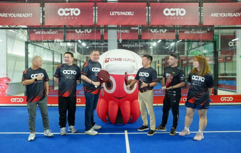 CIMB Niaga Resmikan Lapangan Padel OCTO Arena Jakarta