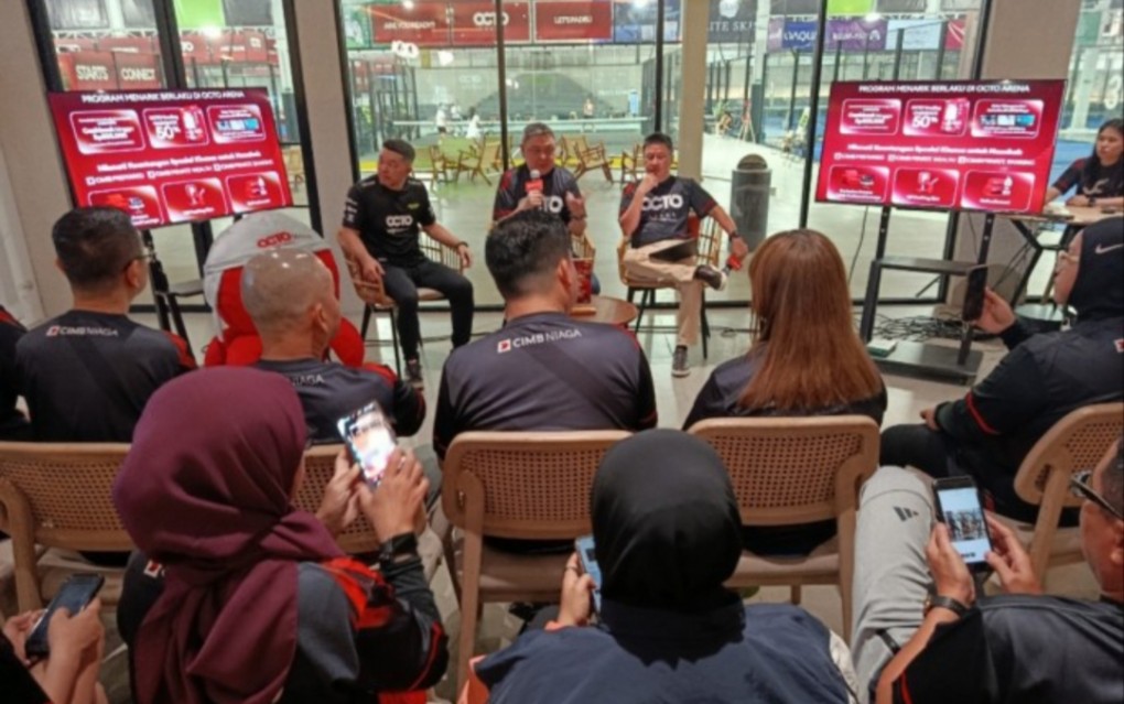 CIMB Niaga Resmikan Lapangan Padel OCTO Arena Jakarta