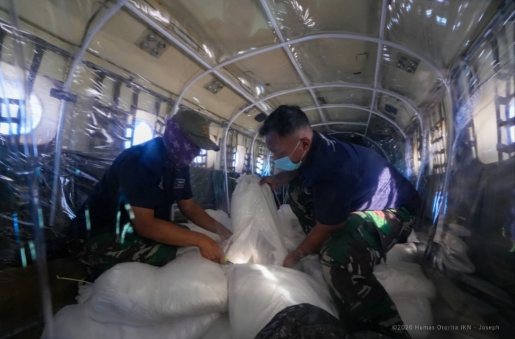 Wilayah IKN Diguyur Hujan, BMKG Terus Intensifkan Operasi Modifikasi Cuaca