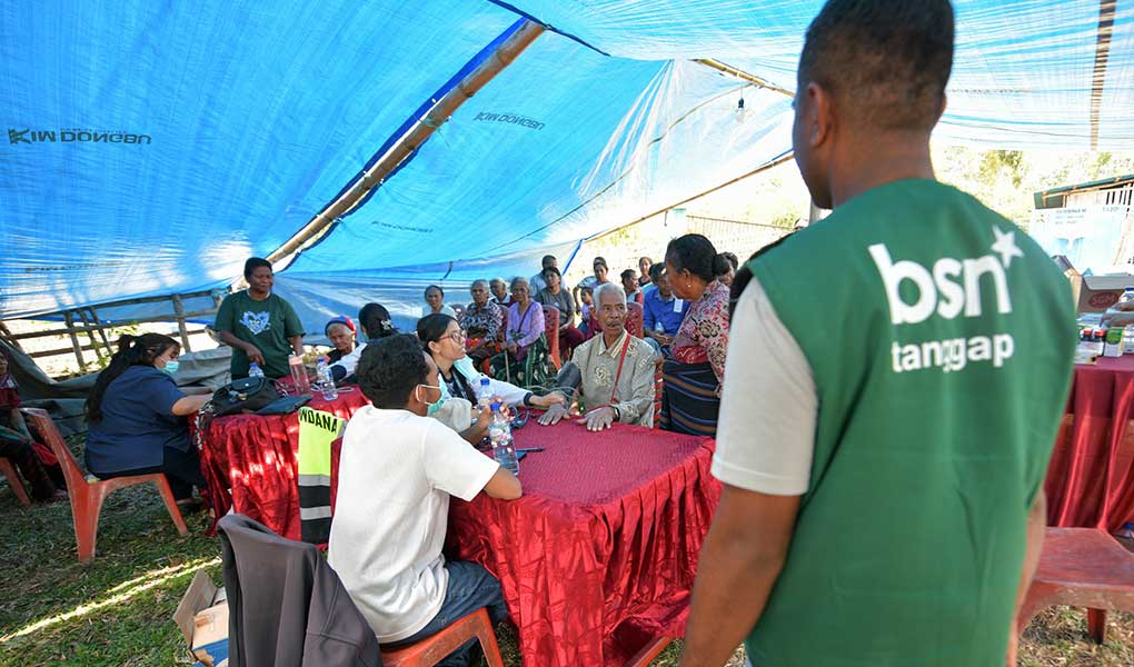 Bank BSN Perkuat Kepedulian Kemanusiaan bagi Korban Gempa NTT