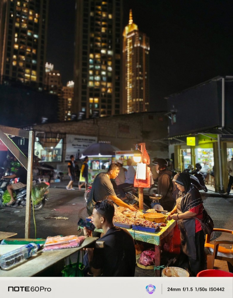 Kehidupan Malam Pasar Kebayoran Lama dalam Lensa Infinix NOTE 60 Pro: Dari Suasana hingga Aktivitas Malam