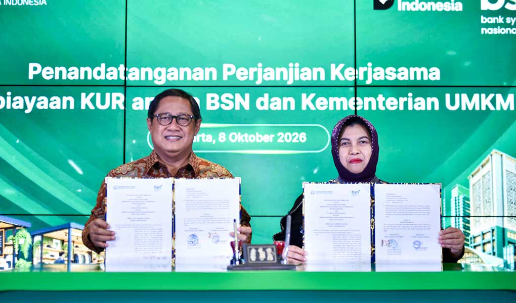 Sah. Usai Teken Kerjasama Dengan Kementerian UMKM, BSN Resmi Salurkan KUR