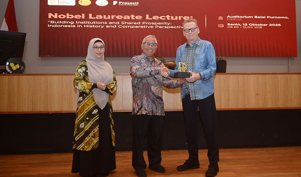 Prasasti dan UI Hadirkan Peraih Nobel James A. Robinson, Bahas Institusi dan Pemerataan Kemakmuran Indonesia