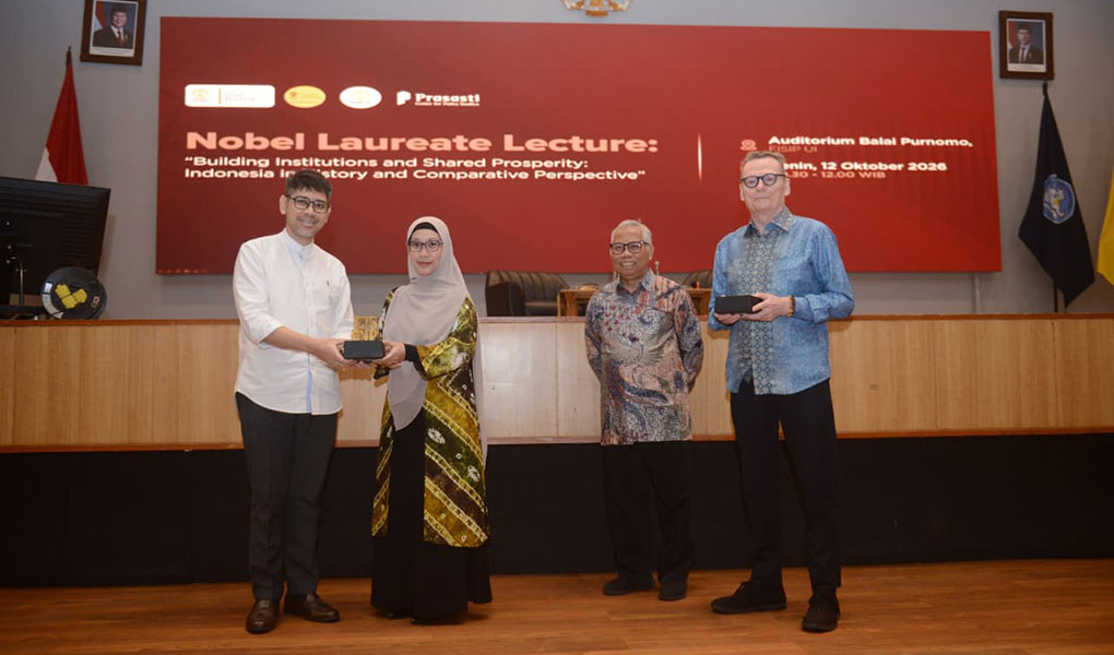 Prasasti dan UI Hadirkan Peraih Nobel James A. Robinson, Bahas Institusi dan Pemerataan Kemakmuran Indonesia