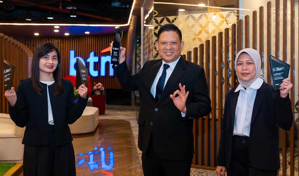 Transformasi Digital Diakui Dunia, BTN Sabet Empat Penghargaan Internasional di Singapura
