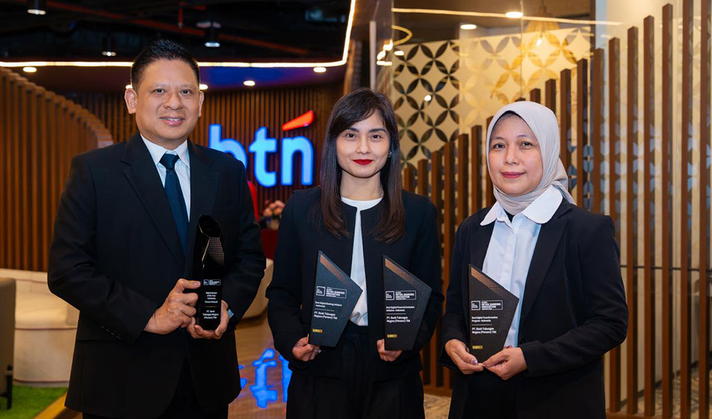 Transformasi Digital Diakui Dunia, BTN Sabet Empat Penghargaan Internasional di Singapura
